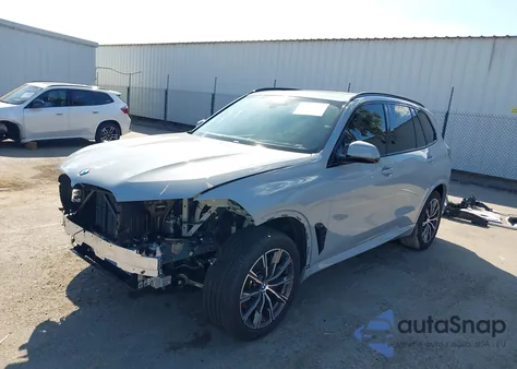 2025 BMW X5 xDrive40I z USA, uszkodzony, nr VIN 5UX23EU0XS9X79315